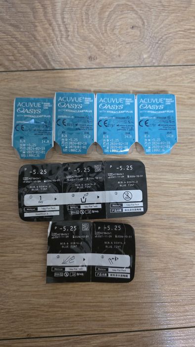 Линзы отдам даром