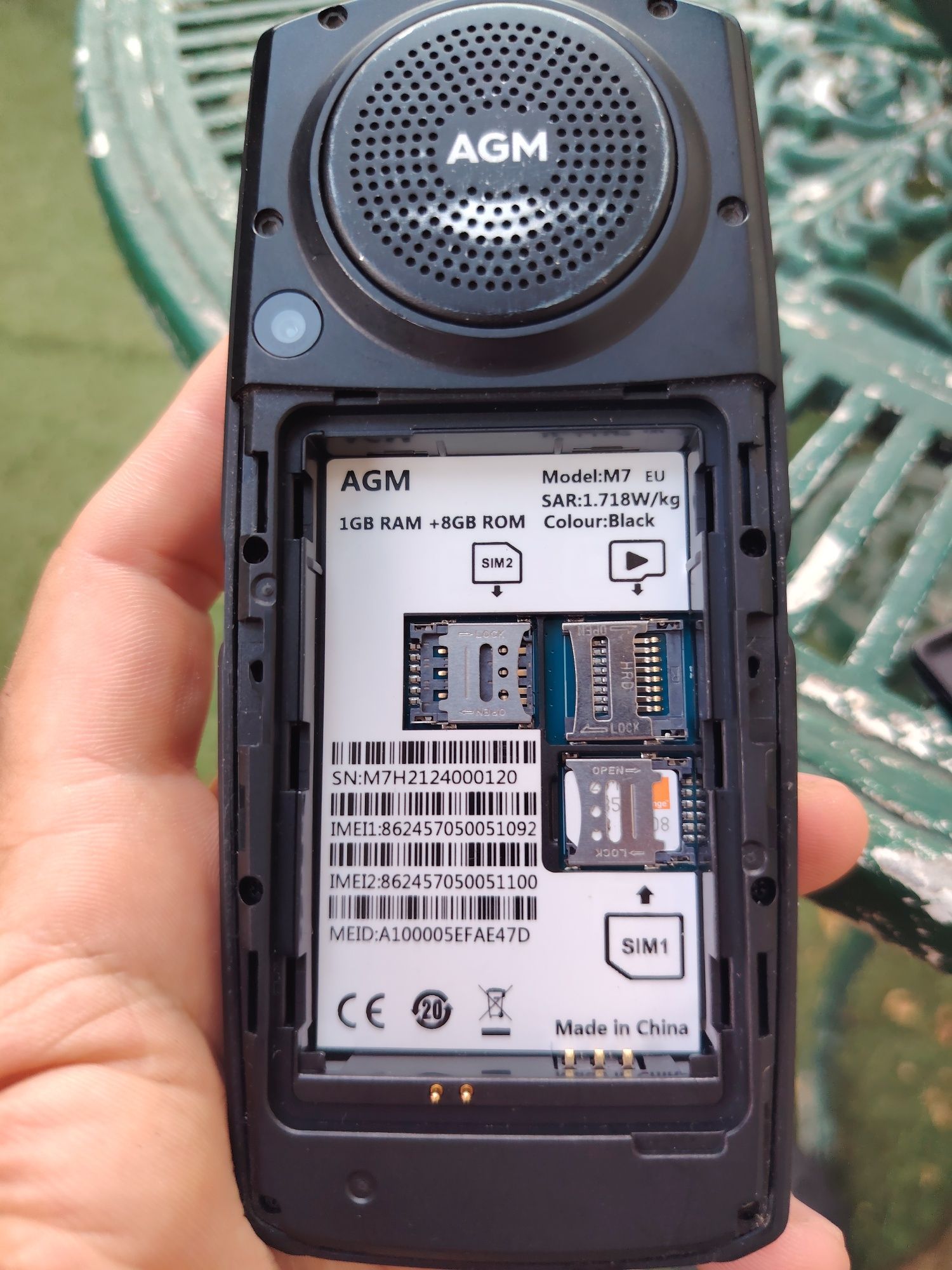 Telefon munca AGM M7 robust butoane + touchscren