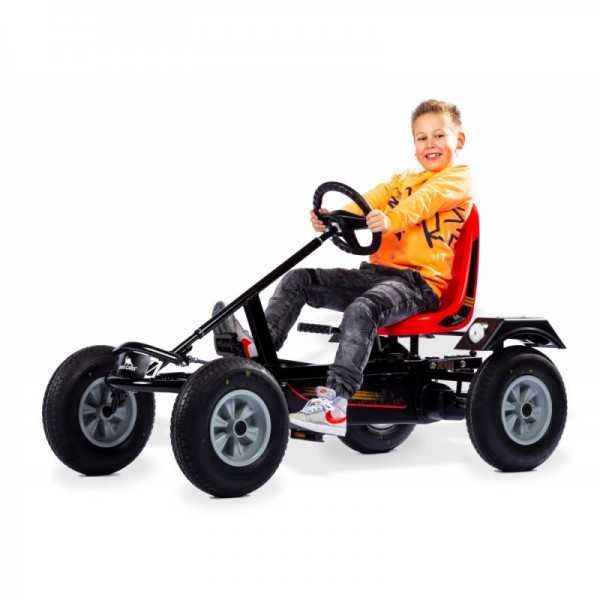 Kart / cart cu pedale pentru copii Dino Cars Sport BF1 (negru)