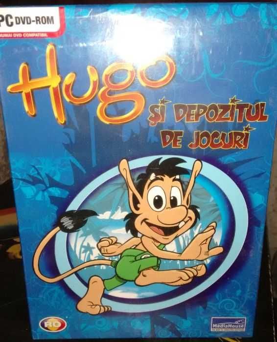 Hugo si Depozitul de Jocuri - NOU - Sigilat JOC PC DVD Copii lb romana