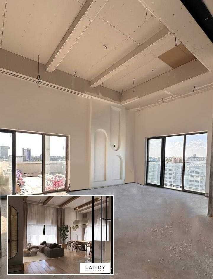 Продаётся 5-комнатная квартира ПЕНТХАУС в ЖК “Gardens Residence”.