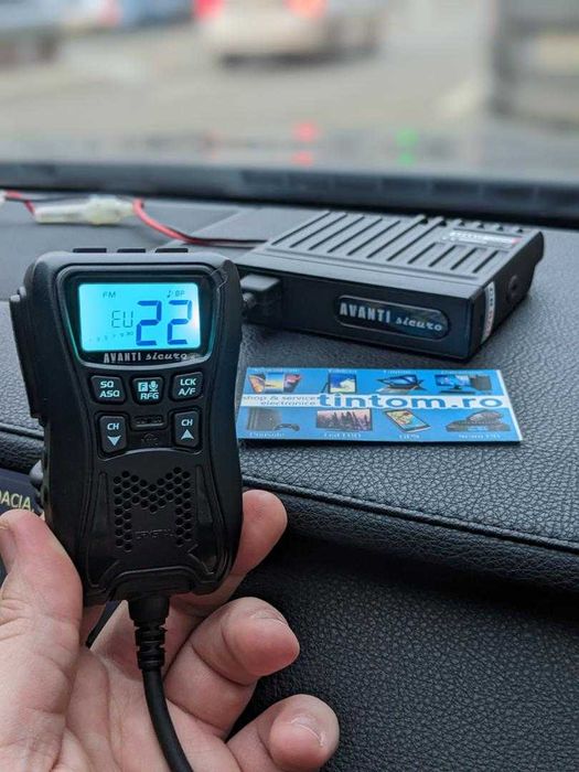 Statie Radio CB Avanti SICURO 20 ASQ Dimensiuni Reduse * Editie 2026 *