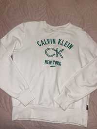 Hanorac alb Calvin Klein