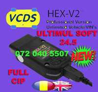 Tester auto Hex Can V2 VCDS VAG COM 24.5 Eng - Rom  UPDATE  2024