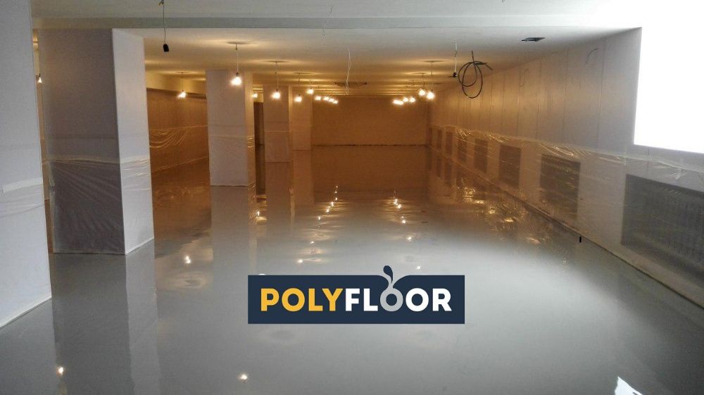 Наливные полимерные полы PolyFloor с гарантией от крупной компании