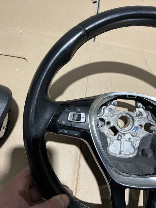 Volan piele comenzi airbag comenzi passat b8 golf7 arteon
