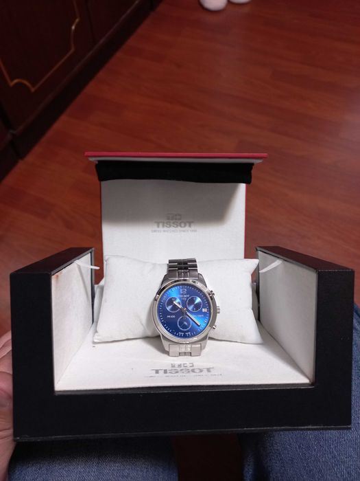 Ceas Tissot PR100 barbatesc,original in cutie, albastru marin.
