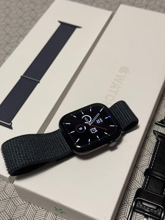 Apple Watch 10 GPS, Carcasa Jet Black Aluminium Case 46 mm