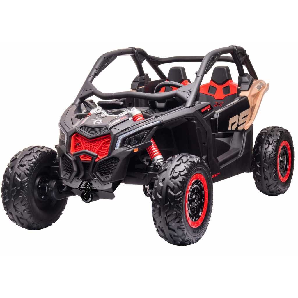 UTV electric copii 2-8 ani Can Am Power 800W 24V 2 loc,4x4 R.Moi Negru