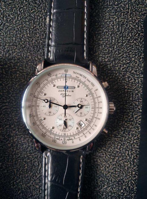 Мъжки ретро бизнес часовник Zeppelin 100 Jahre Zeppelin 7680-2