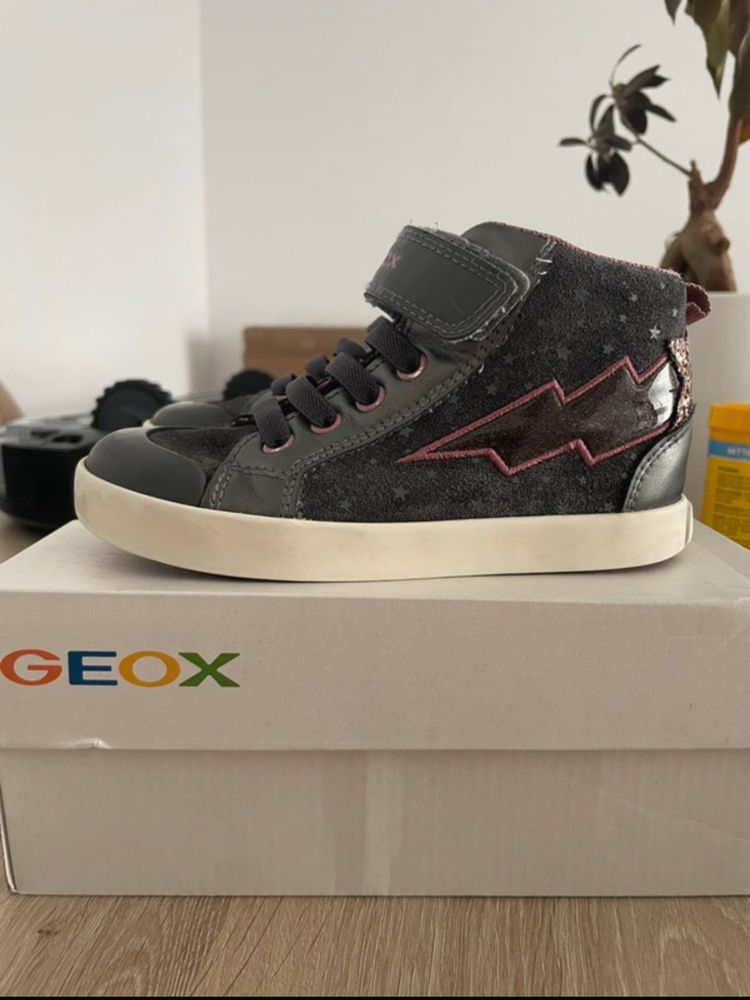 Pantofi sport piele, Geox, 27