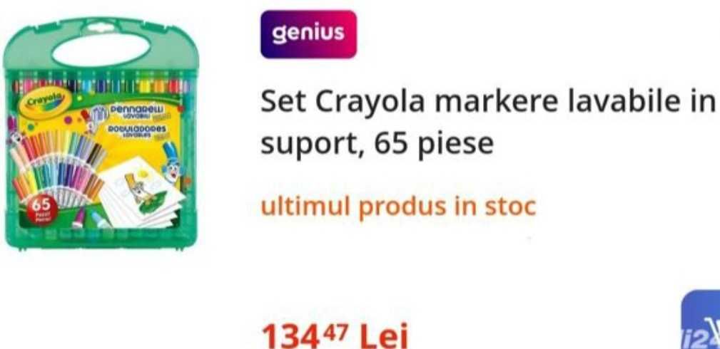 12 SETURI NOI de scris+desenat și de jocuri creative CRAYOLA