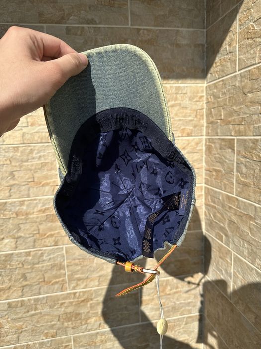 LV Monogram Washed Denim Cap