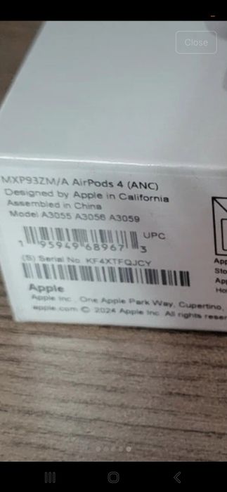 Casti Apple airpods 4 active noise cancelation si garantie activa