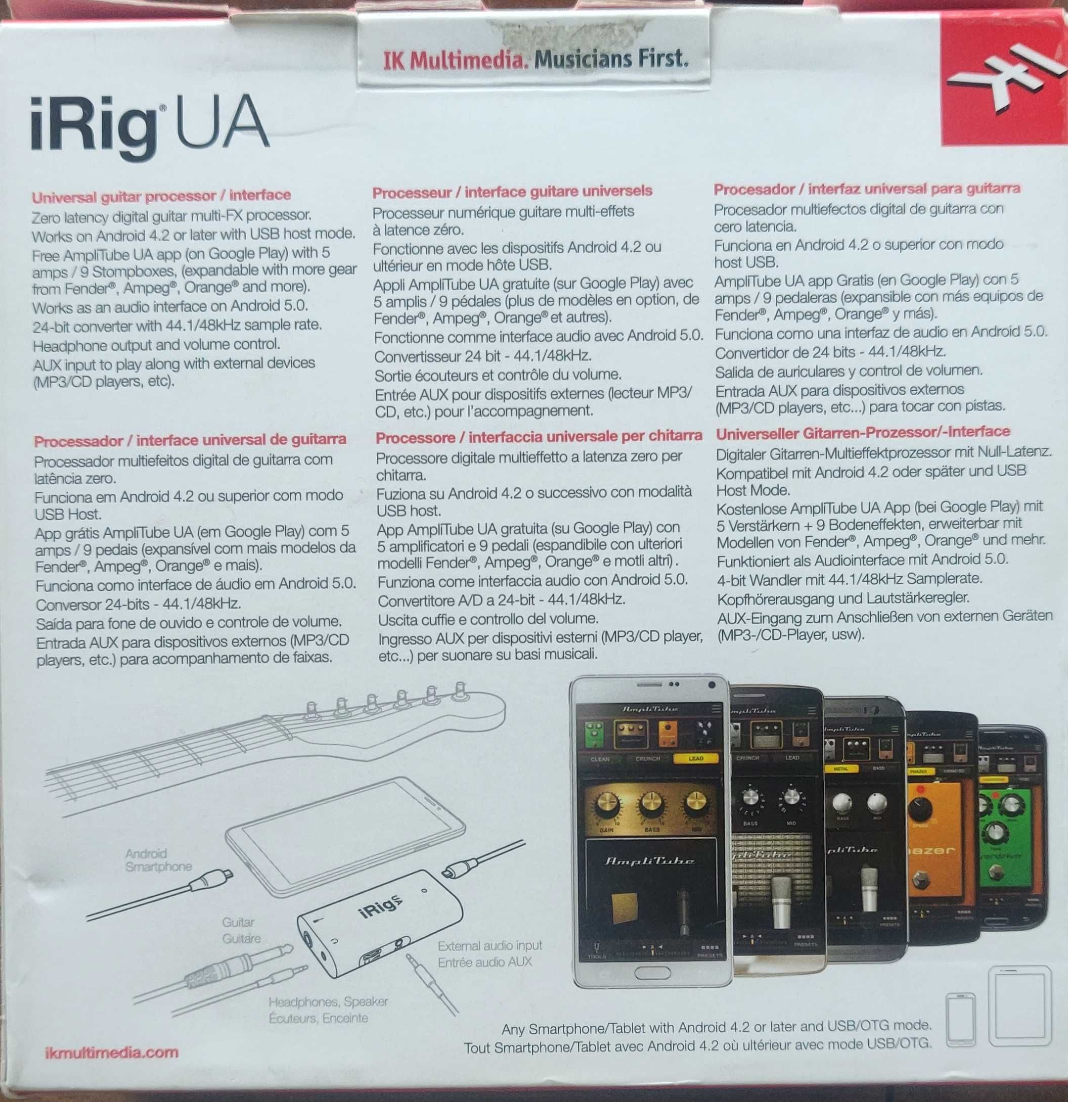 Processor chitara iRig UA Android