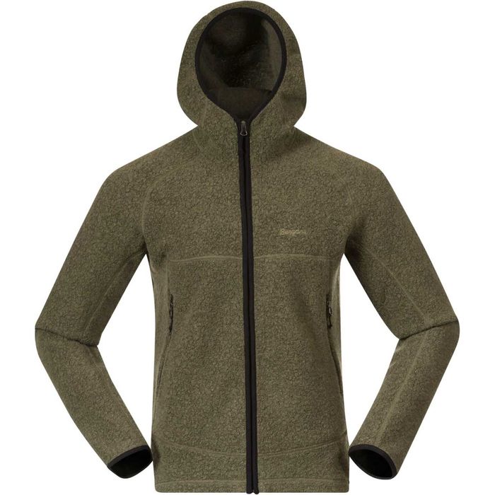 ЧИСТО НОВ! Вълнен суитшърт, вълнен полар Bergans Vaagaa Merino Terry