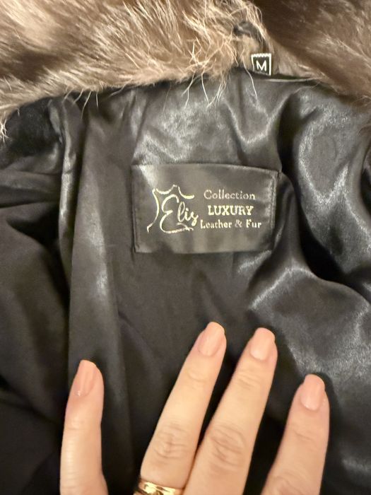 Palton/haina de blana naturala