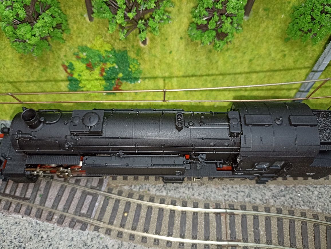 Locomotiva cu aburi HO BR96 Mallet Rivarossi trenulețe diorama