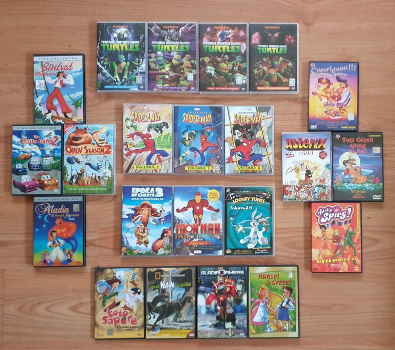DVD cu desene animate 22 buc.