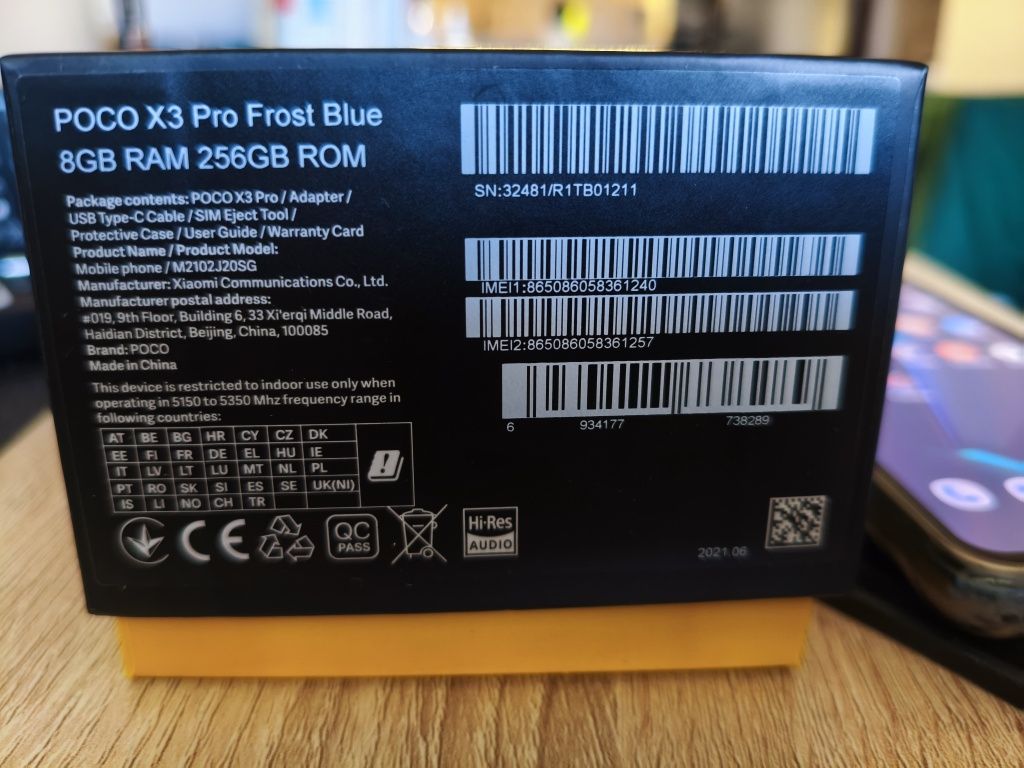 poco x3 pro 8gb 256