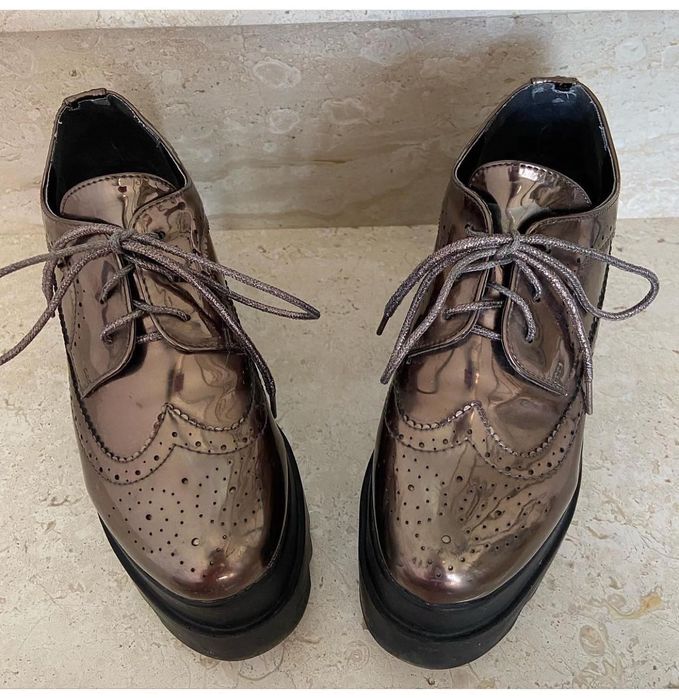 Oxford shoes cu platforma Mineli Boutique, marime 37