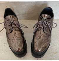 Oxford shoes cu platforma Mineli Boutique, marime 37