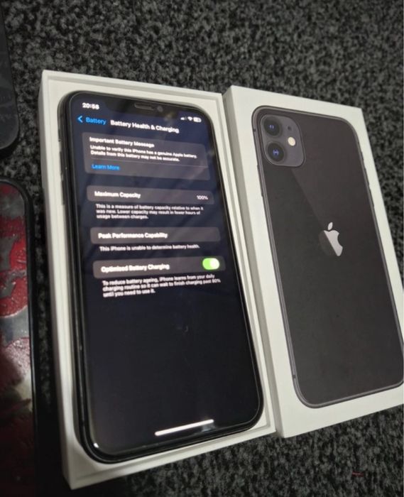 iphone 11 baterie 100%+ 8 huse si folii