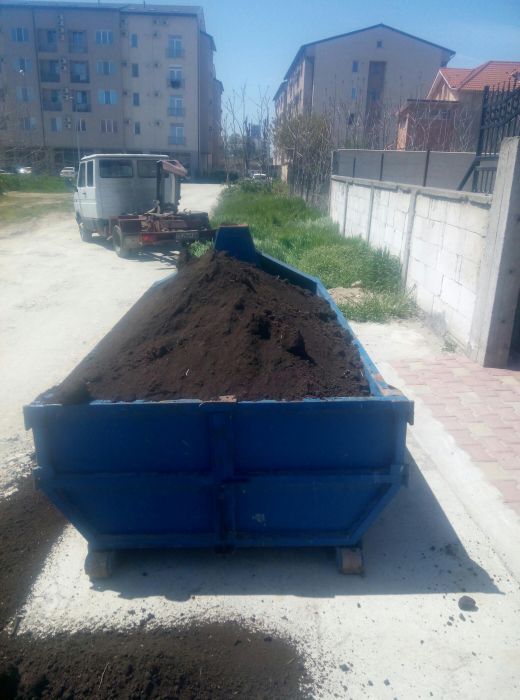 Transport moloz, moluz autorizat! bena, container, ghena, targa, deta!