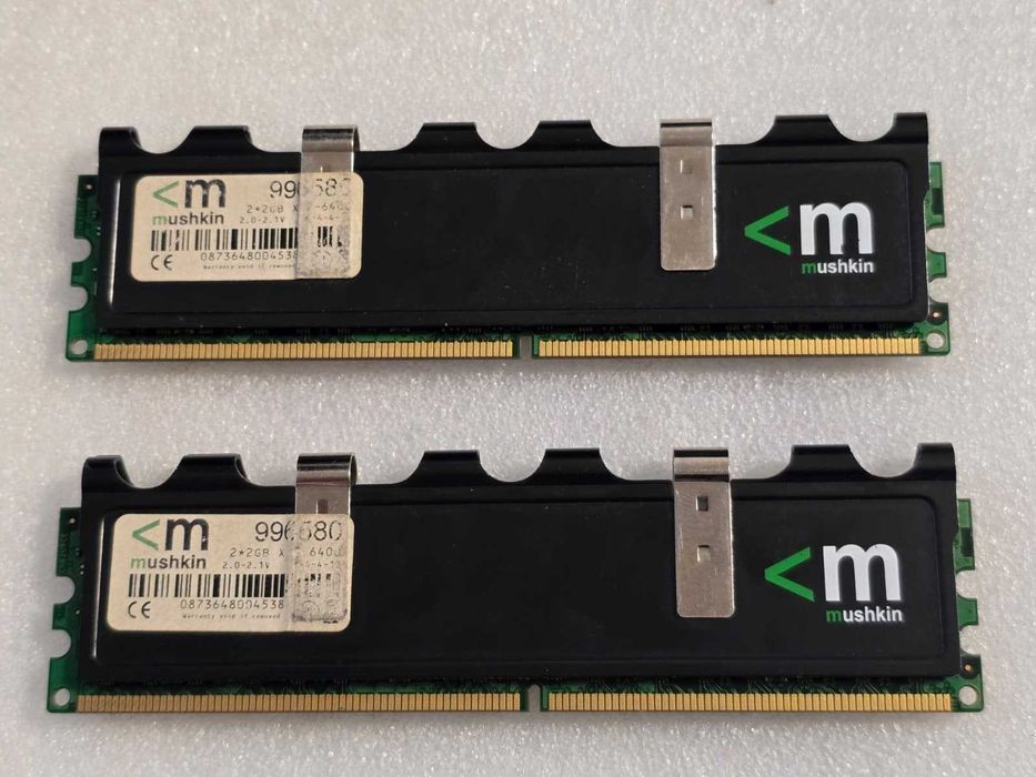 Kit memorie RAM desktop Mushkin 4GB (2x2GB) DDR2 800MHz 996580