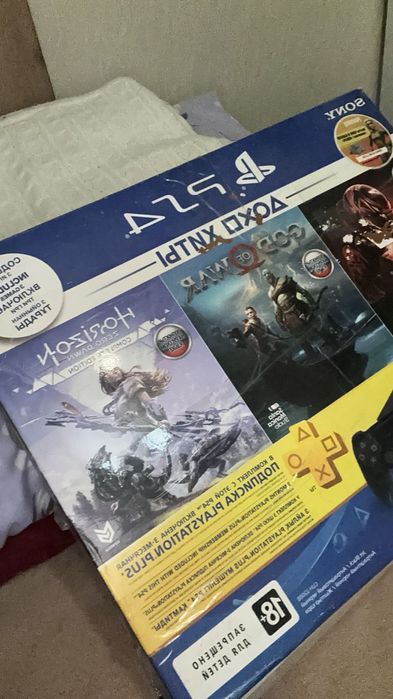 PS4 slim 1тб 2 джойстик,дискілермен