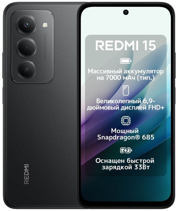Redmi 15-6/128 на гарантии
