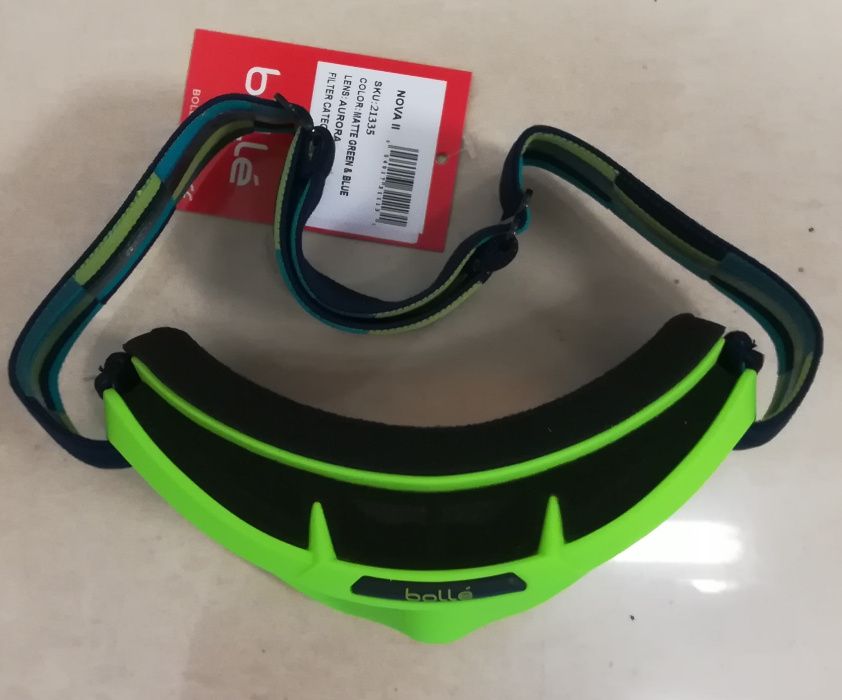 Нови очила-маска за ски/сноуборд(snowboard) Bolle Nova II,зелени