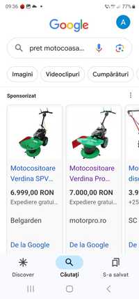 Vand Motocoasa cu Tambur Verdina