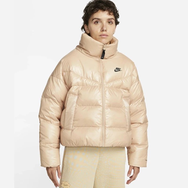 Дамско яке NIKE W NSW TF CITY JKT Бежово DH4079-200