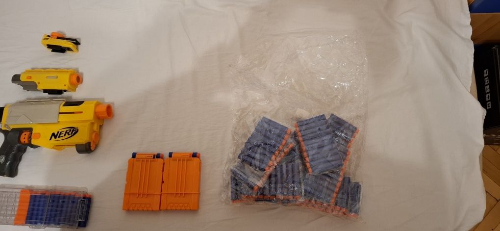 Nerf пистолет 4 части