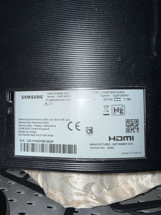 Monitor Samsung TV