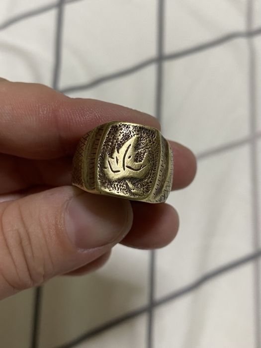 Редкое восточное винтажное кольцо