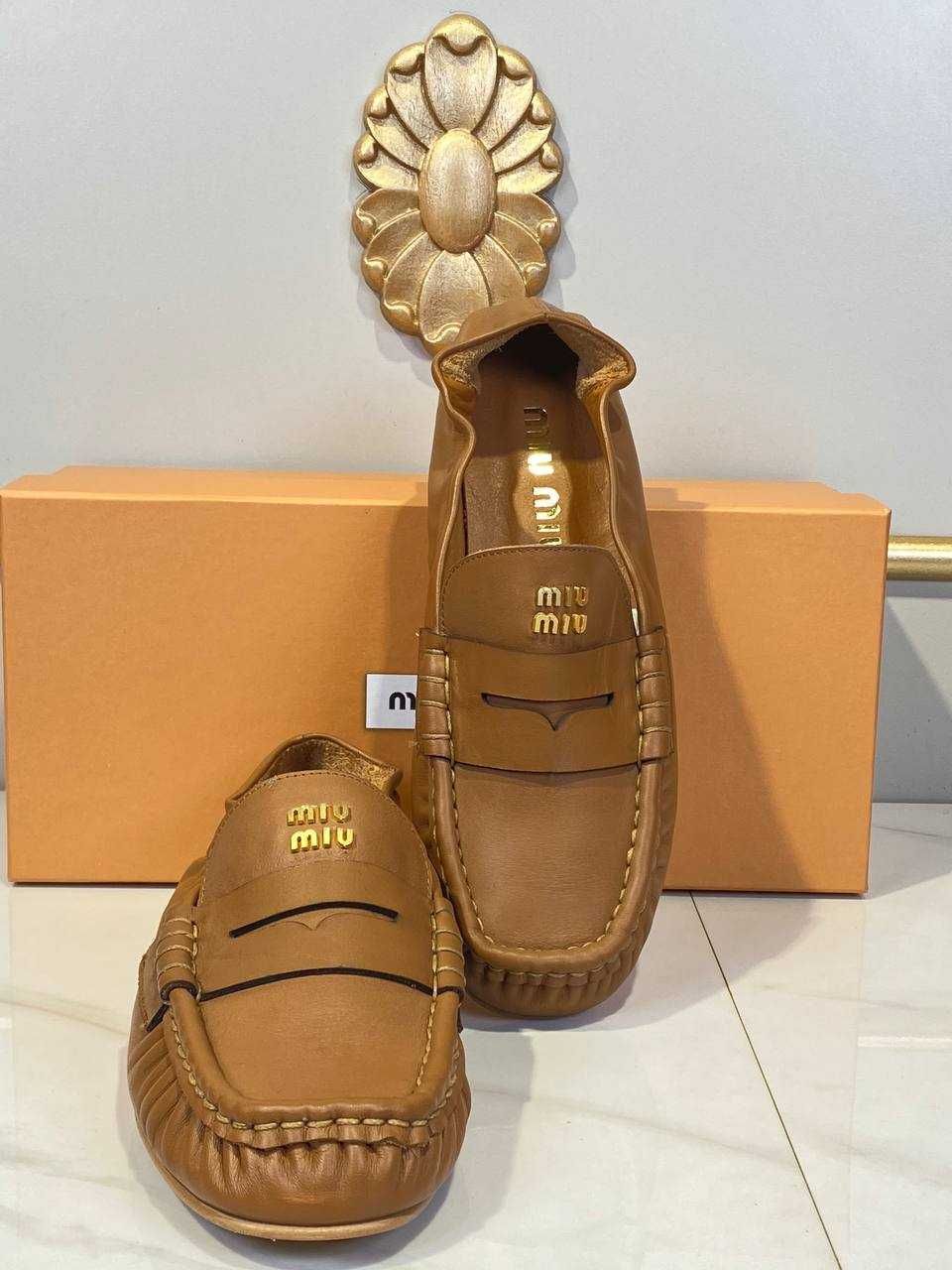 Mocasini dama din piele