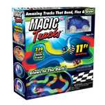Детска Светеща Писта с Количка Magic Tracks 220 Части