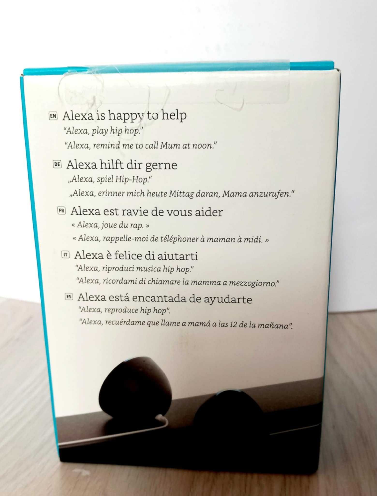 Смарт колонка Amazon Echo Pop, Alexa, W-Fi, Bluetooth, Черен