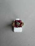 Inel din aur, rubine si diamant