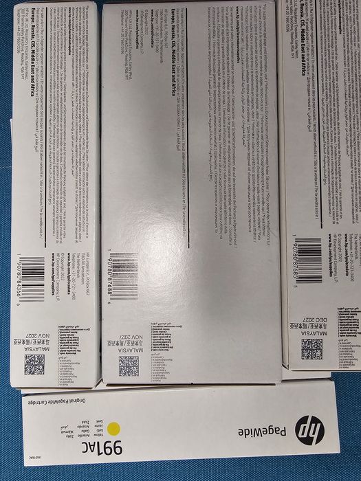 Cartușe cerneală HP Pagewide 991AC / 991XC / X4D19AC