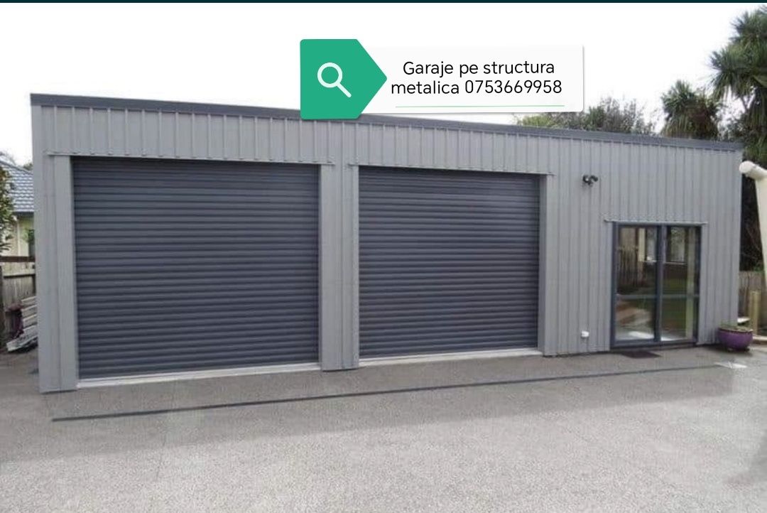 Vând garaje pe structura metalica
