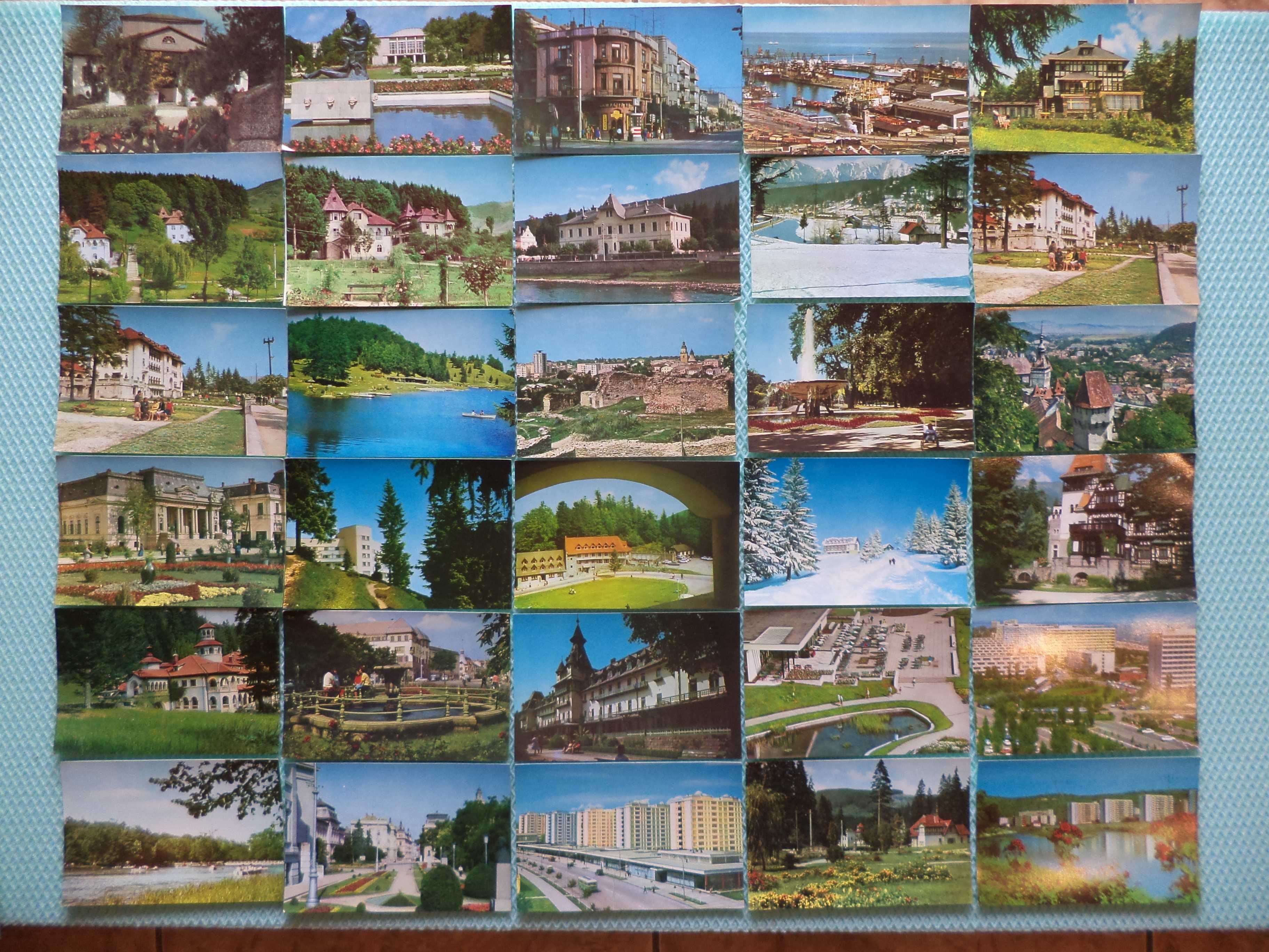 Lot 120  ilustrate vederi carti postale RO vechi ani 60 necirculate