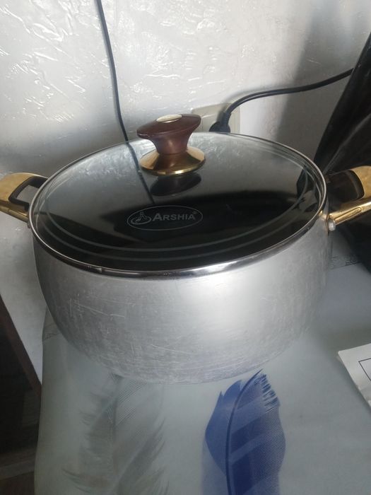 Кастрюли, крышки, казанок. Банкодержатель для стерилизации банок.