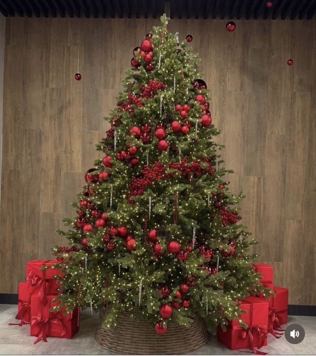 Новогодняя елка литая100%