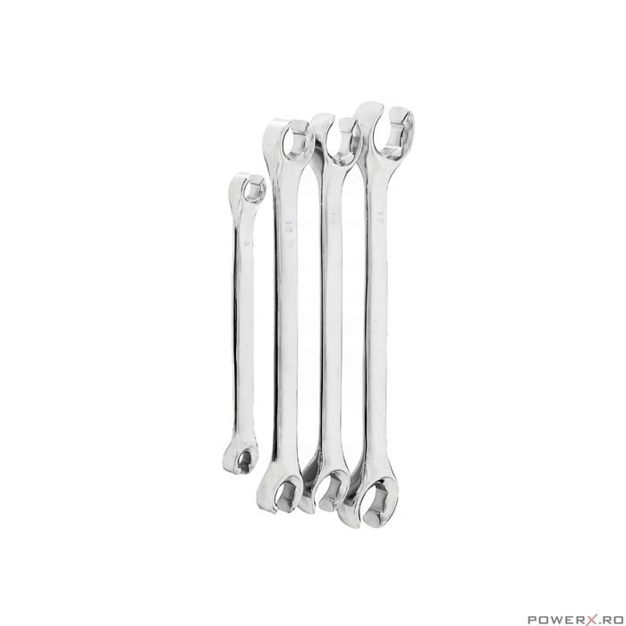 Set 4 chei inelare semideschise, pentru conducte, Premium Line, 8-17