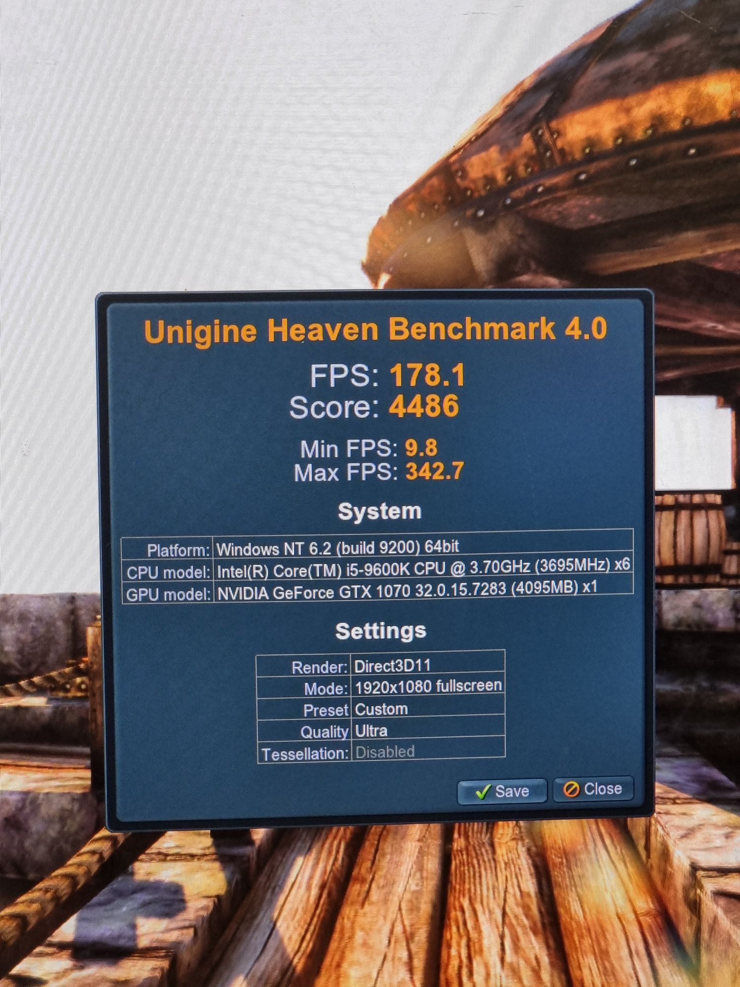 Геймърски Компютър/I5 9600K/16GB RAM/SSD-512+500GB/GTX 1070 8GB