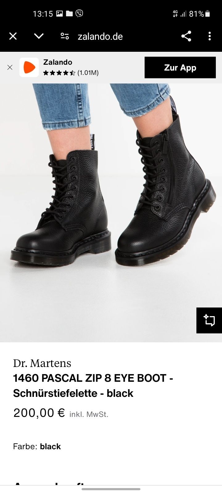 Dr. martens дамски обувки 38 номер.