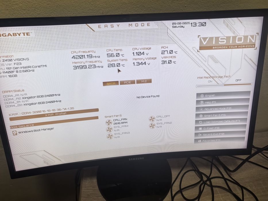 Kit gaming i5 11400f placa baza și rami 16g